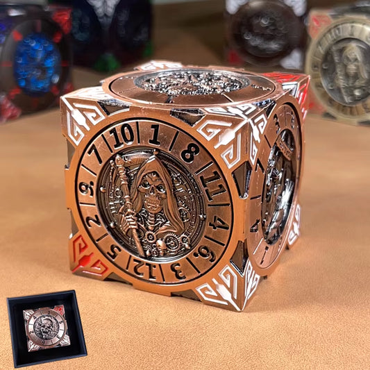 7-in-1 Metal D&D Dice Set - نرد دي اند دي معدني
