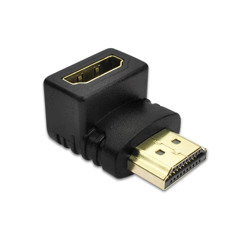 Hdmi-Compatible 90 Degree Right-Angle Adapter HDMI 270 Degree HDMI Male to Female HDMI Elbow Connector