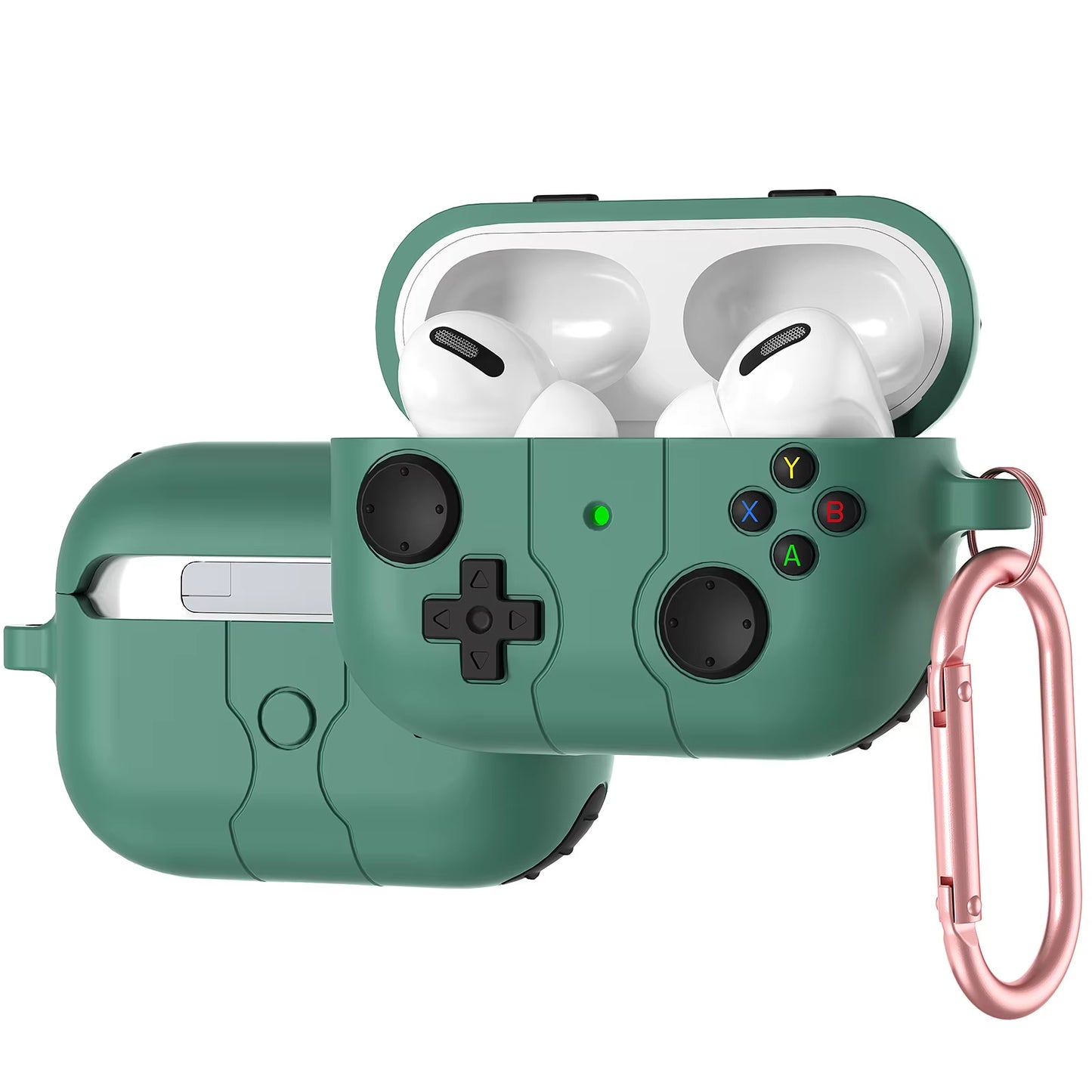 2024 Gameboy-Inspired Soft Protector Cases for AirPods Pro 2 - Fun 3D Gamepad Design for AirPods 1/2/3