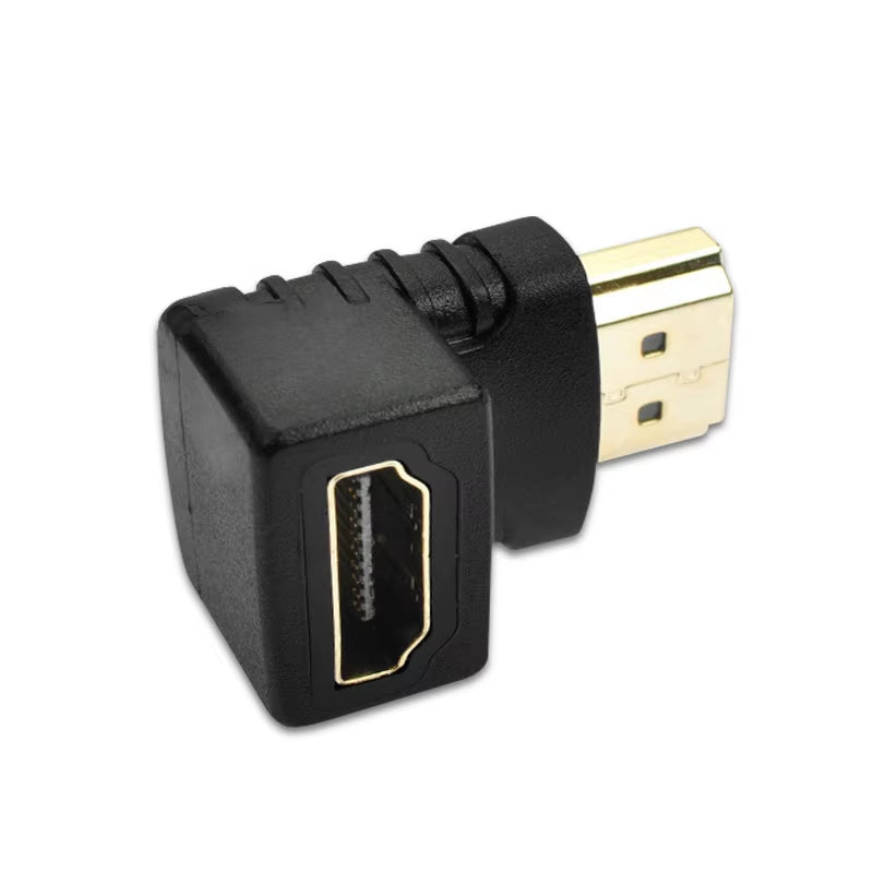 Hdmi-Compatible 90 Degree Right-Angle Adapter HDMI 270 Degree HDMI Male to Female HDMI Elbow Connector