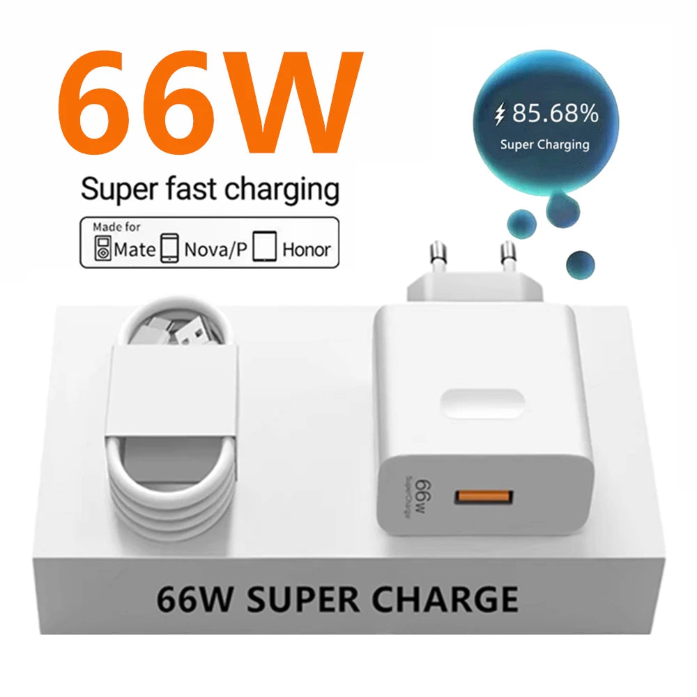 66W Super Fast Type C Quick Charging Cable - سلك شاحن نوع سي