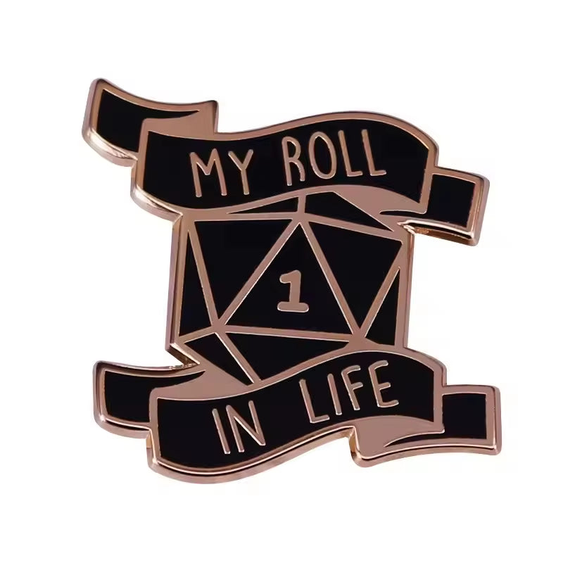 D&D Enamel Pins - Brooches for Backpack Accessories & Gifts - دبابيس دي اند دي