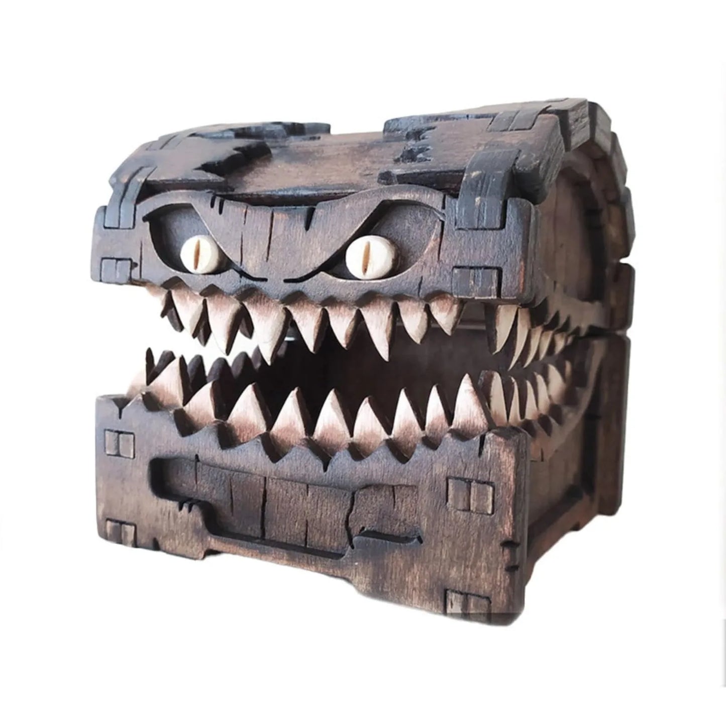 Dungeons & Dragons Treasure Chest - Multi-Functional Monster Figure, Dice Storage, and Collectible Display Box
