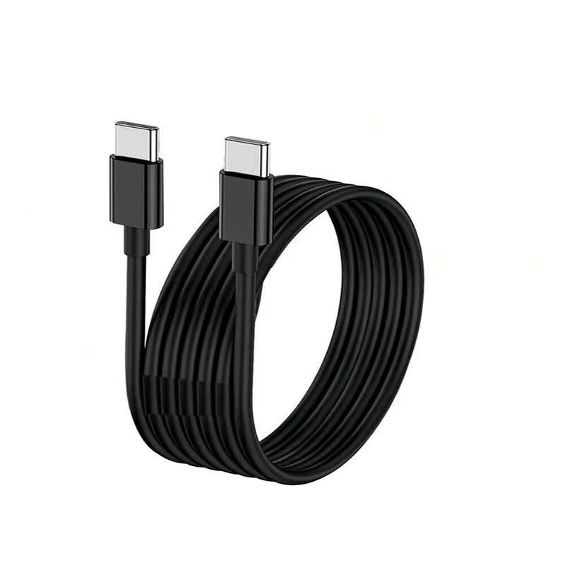 PD 60W Fast Charging Cable USB-C to Type C for Iphone 16 15 Samsung Xiaomi Huawei Type C Data Line White Black 1M 2M 3M