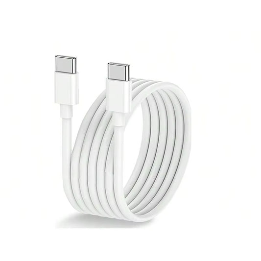 PD 60W Fast Charging Cable USB-C to Type C for Iphone 16 15 Samsung Xiaomi Huawei Type C Data Line White Black 1M 2M 3M
