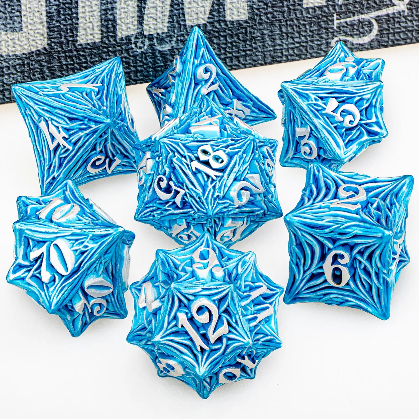 Tree Root Dnd Metal Dice Set Red D+D Polyhedral Dice for D Dnd D Dungeon and Dragon Pathfinder Role Playing Game Heavy D20 Dice