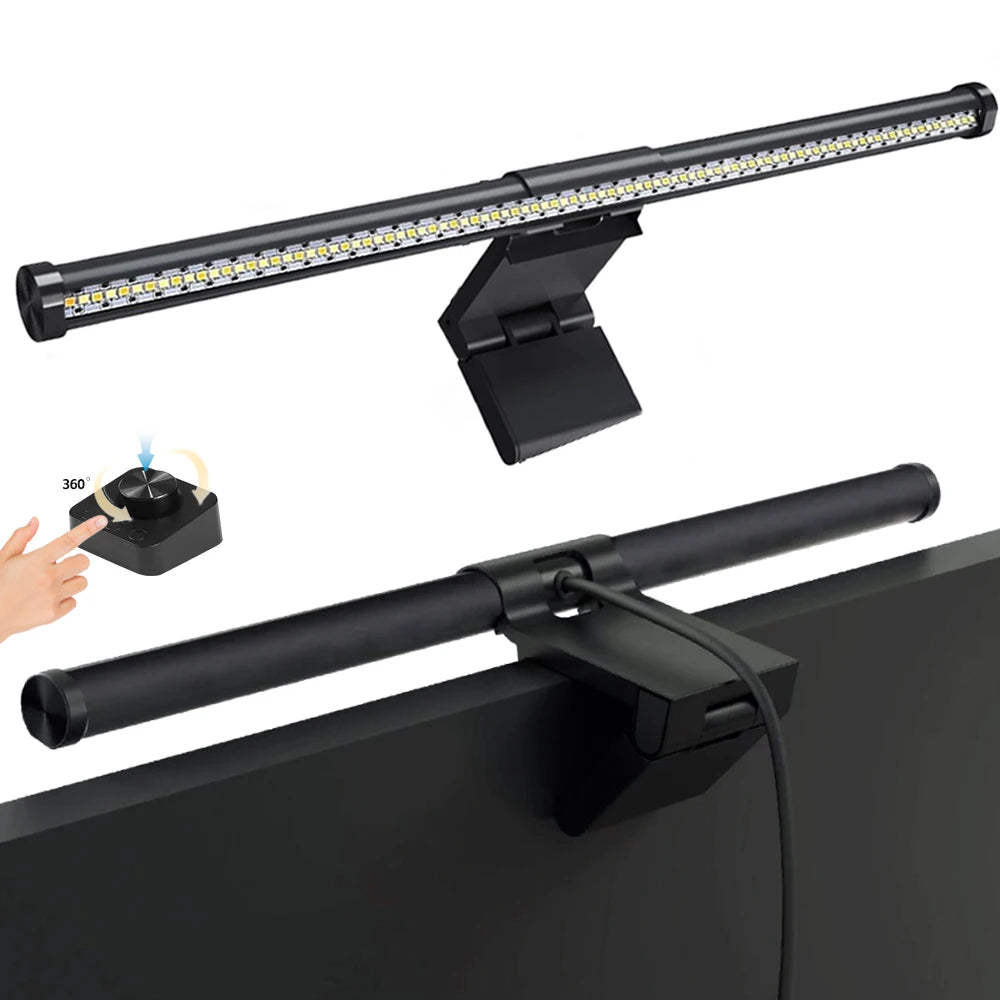RGB LED Monitor Light Bar - Versatile Dimming Atmosphere Lamp for Work, Study, and Gaming - 44cm