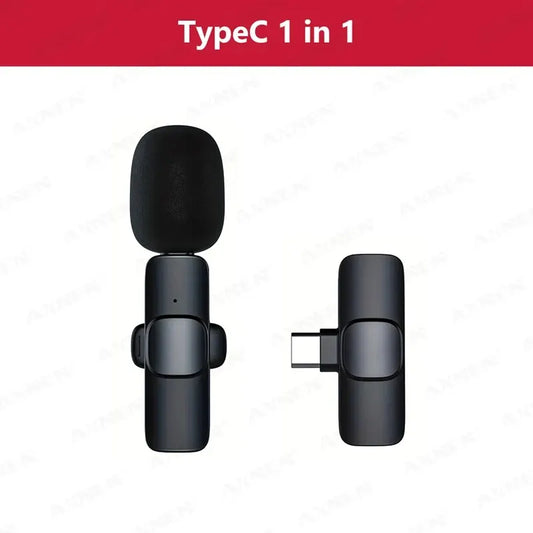 Premium Type C Wireless Lavalier Microphone - Compact Mini Mic for Android Live Streaming, Gaming & Interviews