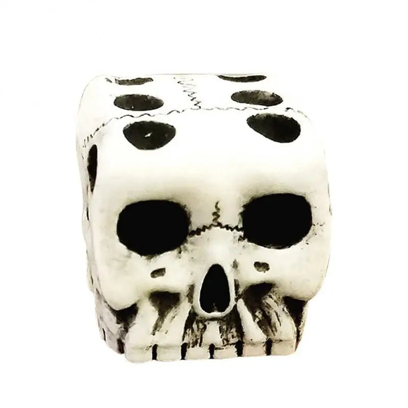 1Pcs Skull Dice 6-Sided Bone Unique Gift Gamer Great for Role Playing Board Game for Halloween