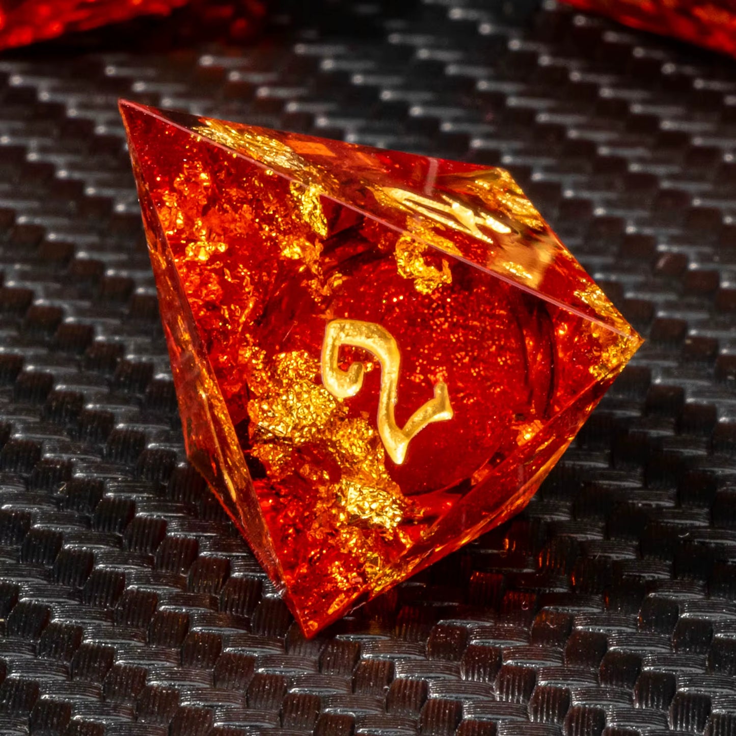 Sharp Edge Polyhedral Resin Dice Set for D&D - نرد دي اند دي