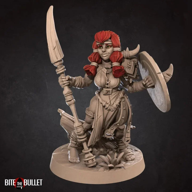 Miniature Resin Model Amazon Queen Knight, Dwarf, Orc Dnd Board Game War Chess Model Unpainted