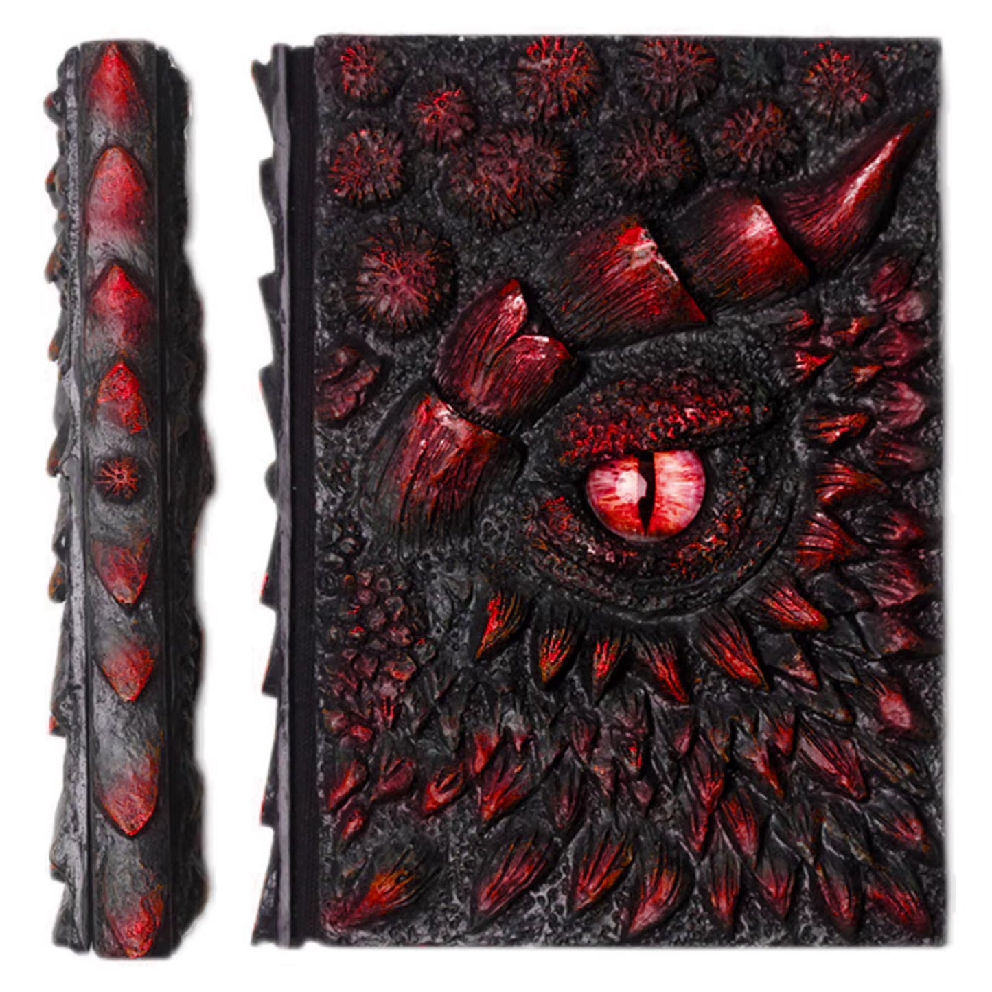 Fashion Vintage Dragon Embossed Resin Cover Travel Diary Notebook Travel Journal A5-Note Book Art 3D Relief Diary Book 1Pcs