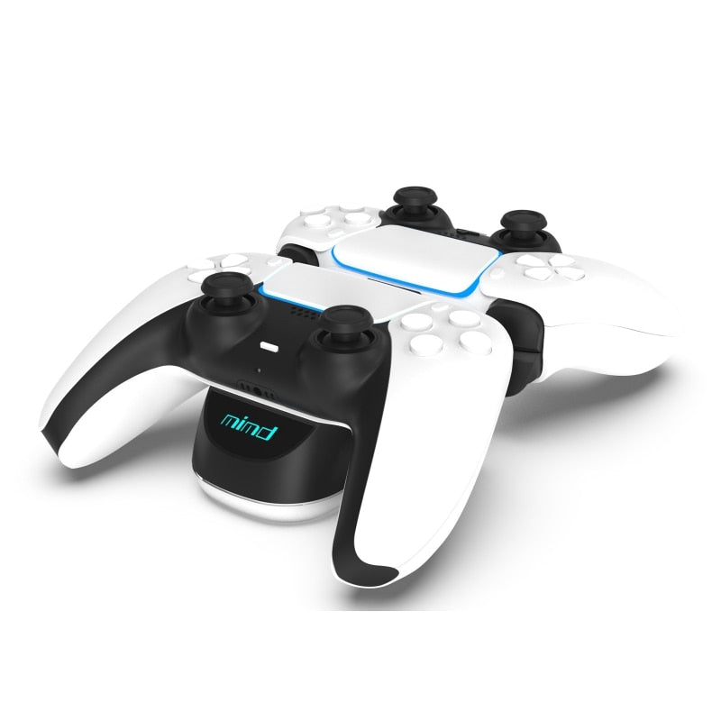 PS5 Dual Wireless Controller Charger - Ultimate Gaming Accessory - شاحن يد بلايستيشن 5