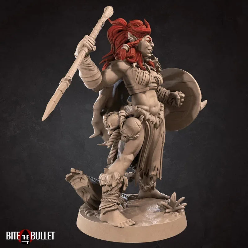 Miniature Resin Model Amazon Queen Knight, Dwarf, Orc Dnd Board Game War Chess Model Unpainted