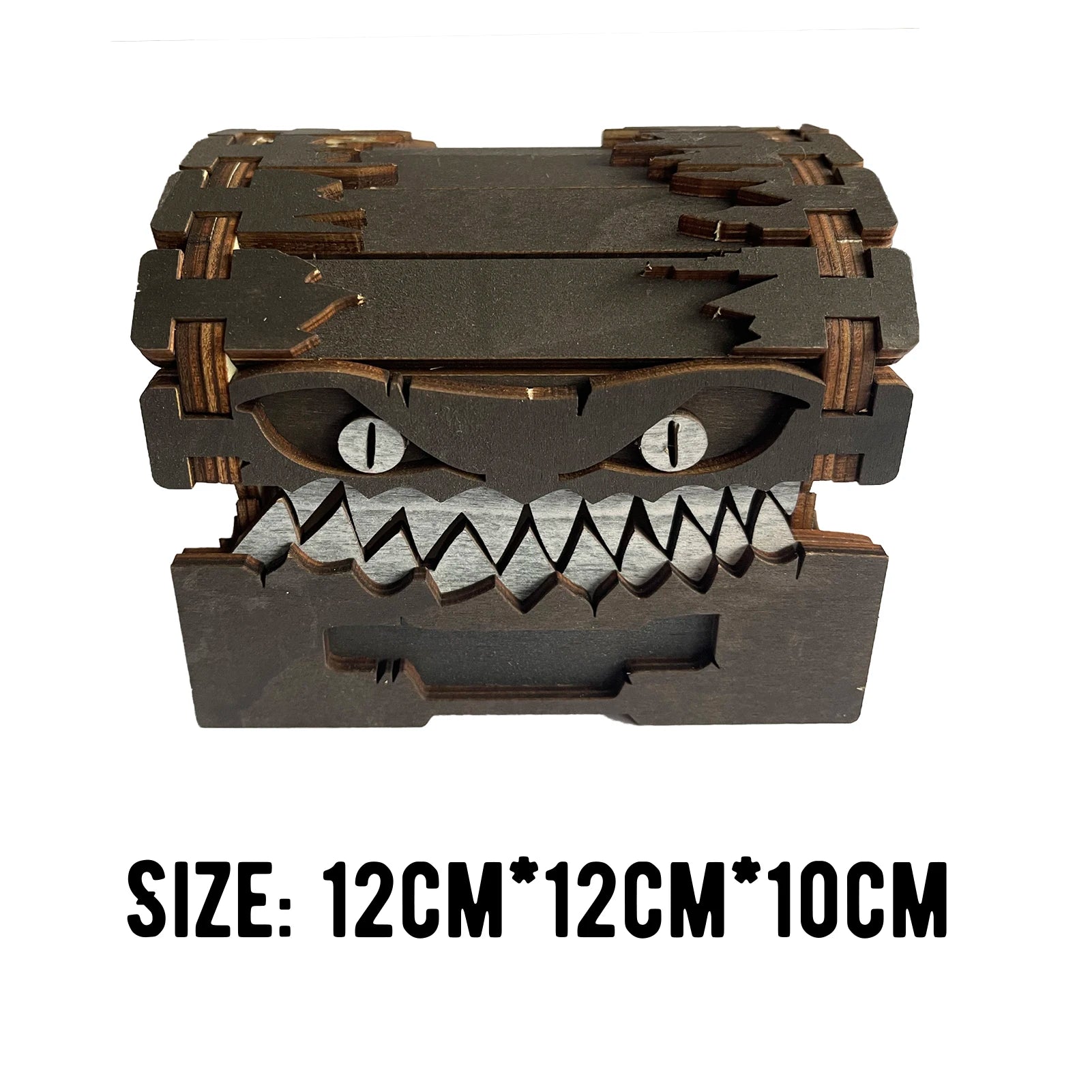 Dungeons & Dragons Treasure Chest - Multi-Functional Monster Figure, Dice Storage, and Collectible Display Box