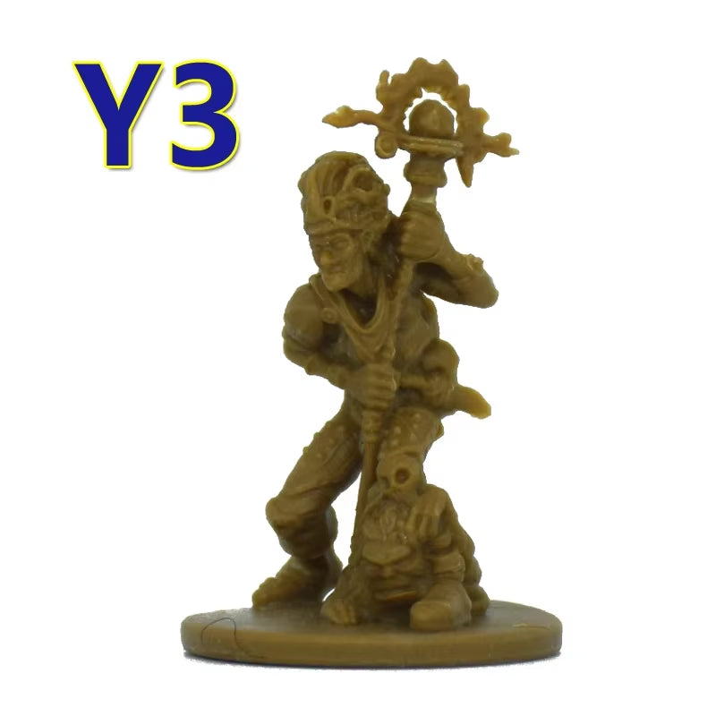 TRPG Board Game Zombicide Miniature Green Horde Heroes Survivors Warrior Knight Priest Dwarf Warlock Orc Fantasy Zombies Figures