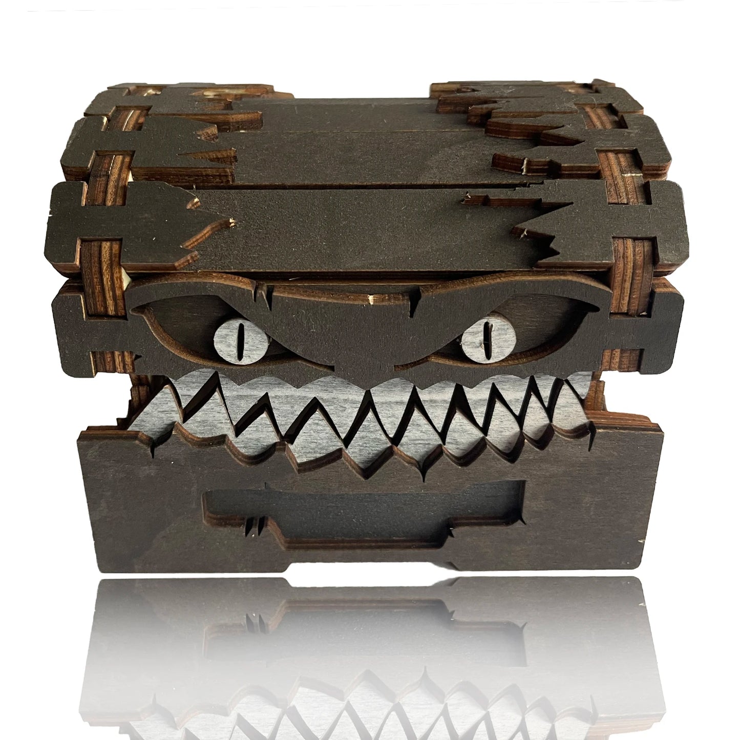 Dungeons & Dragons Treasure Chest - Multi-Functional Monster Figure, Dice Storage, and Collectible Display Box