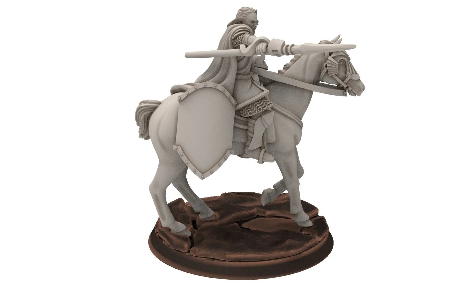 Gandor: Old Captain Hight Human Miniature for Wargames & D&D - Davale Miniatures - مجسم صغير لألعاب الطاولة