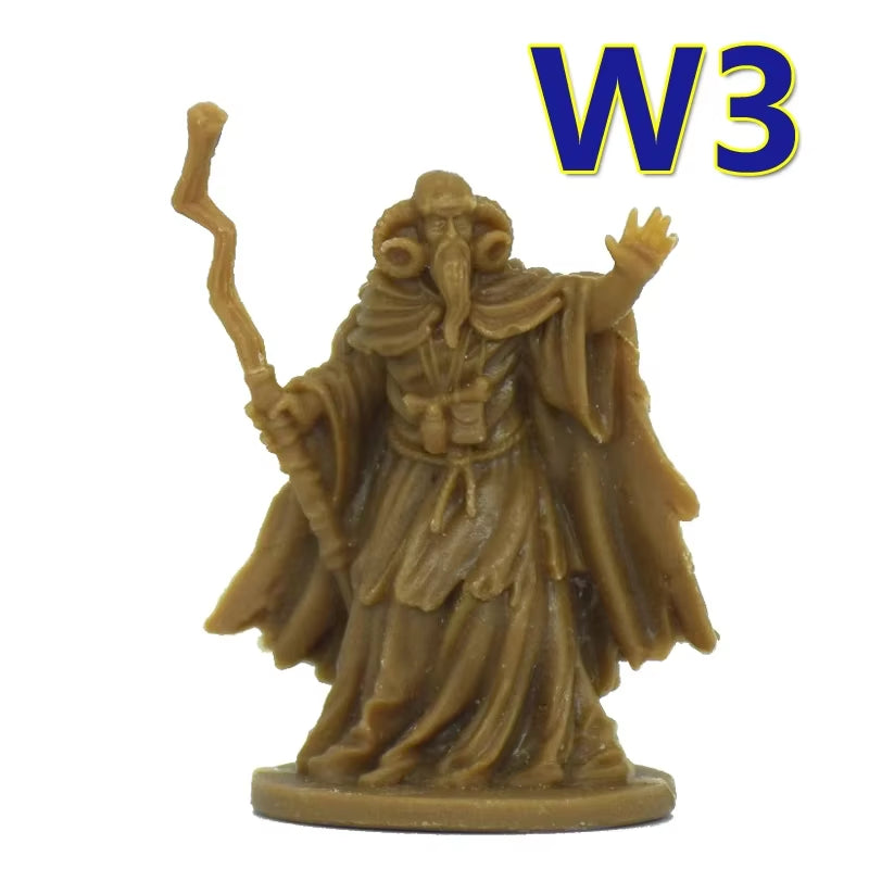 TRPG Board Game Zombicide Miniature Green Horde Heroes Survivors Warrior Knight Priest Dwarf Warlock Orc Fantasy Zombies Figures