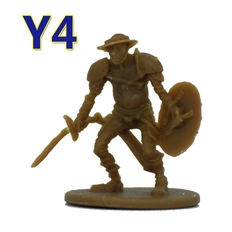 TRPG Board Game Zombicide Miniature Green Horde Heroes Survivors Warrior Knight Priest Dwarf Warlock Orc Fantasy Zombies Figures