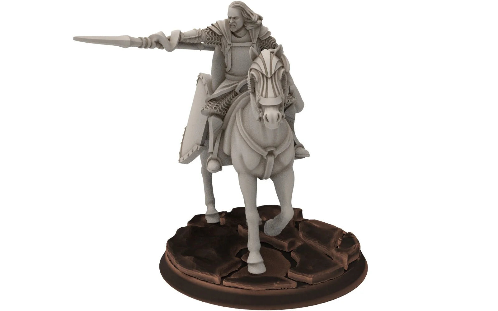 Gandor: Old Captain Hight Human Miniature for Wargames & D&D - Davale Miniatures - مجسم صغير لألعاب الطاولة