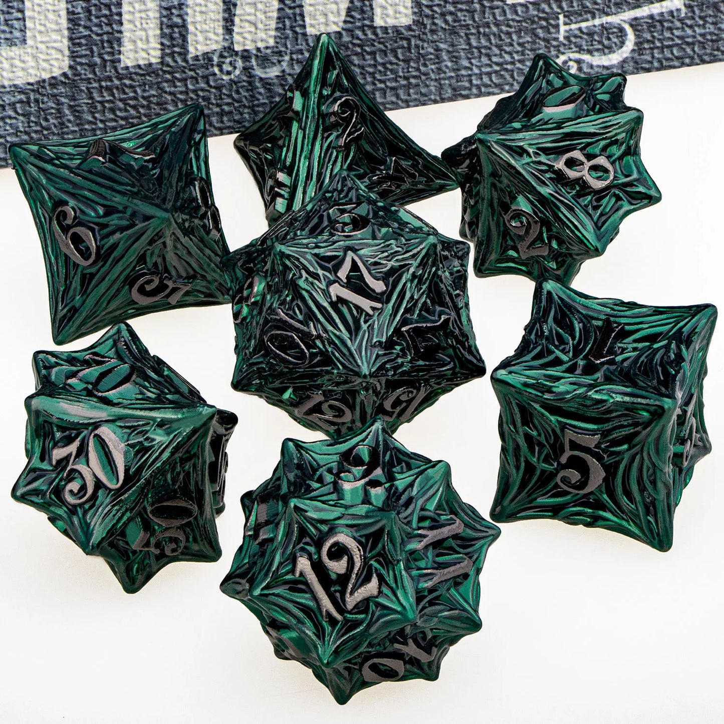 Tree Root Dnd Metal Dice Set Red D+D Polyhedral Dice for D Dnd D Dungeon and Dragon Pathfinder Role Playing Game Heavy D20 Dice