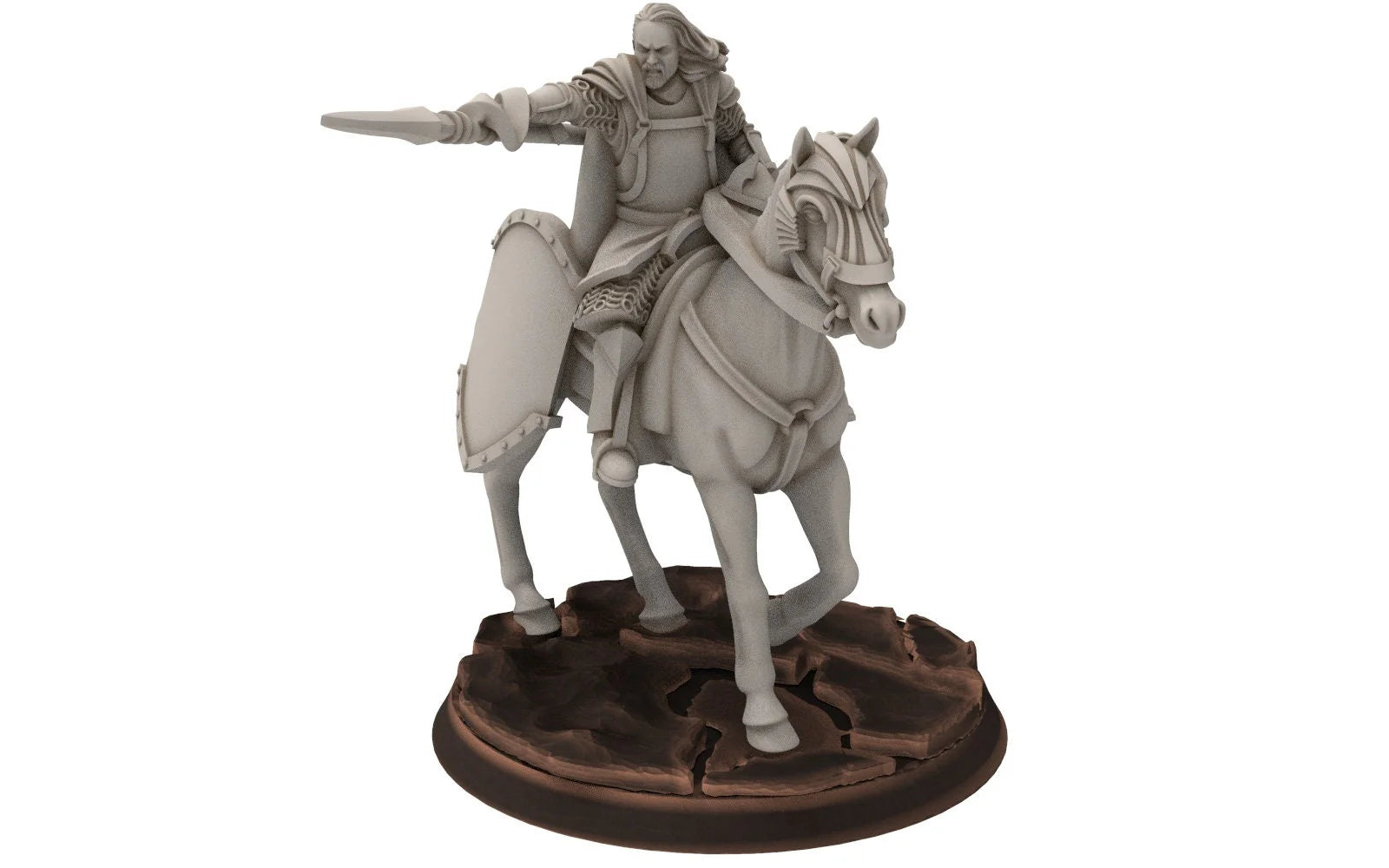 Gandor: Old Captain Hight Human Miniature for Wargames & D&D - Davale Miniatures - مجسم صغير لألعاب الطاولة