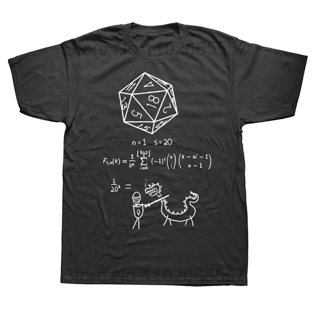 D&D "I Have a Plan" T-Shirt Cotton - تيشرتات دي اند دي قطنية