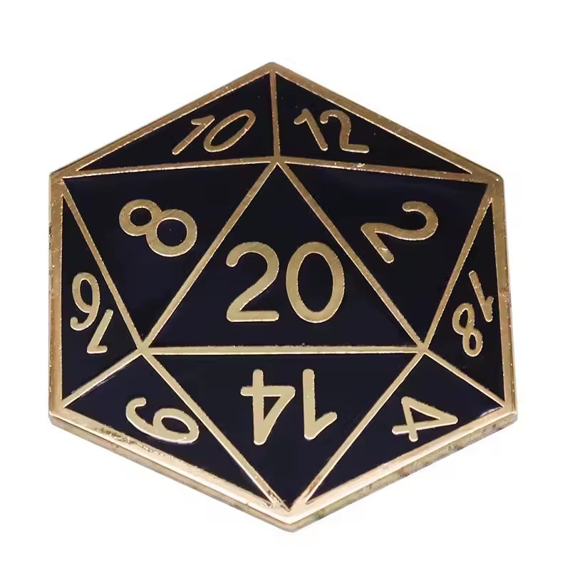 D&D Enamel Pins - Brooches for Backpack Accessories & Gifts - دبابيس دي اند دي