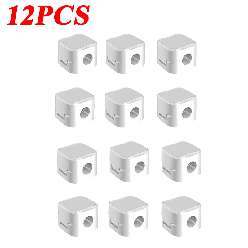 Magnetic Cable Clip - Adhesive Wire Organizer for Tidy Home & Office Desk Management
