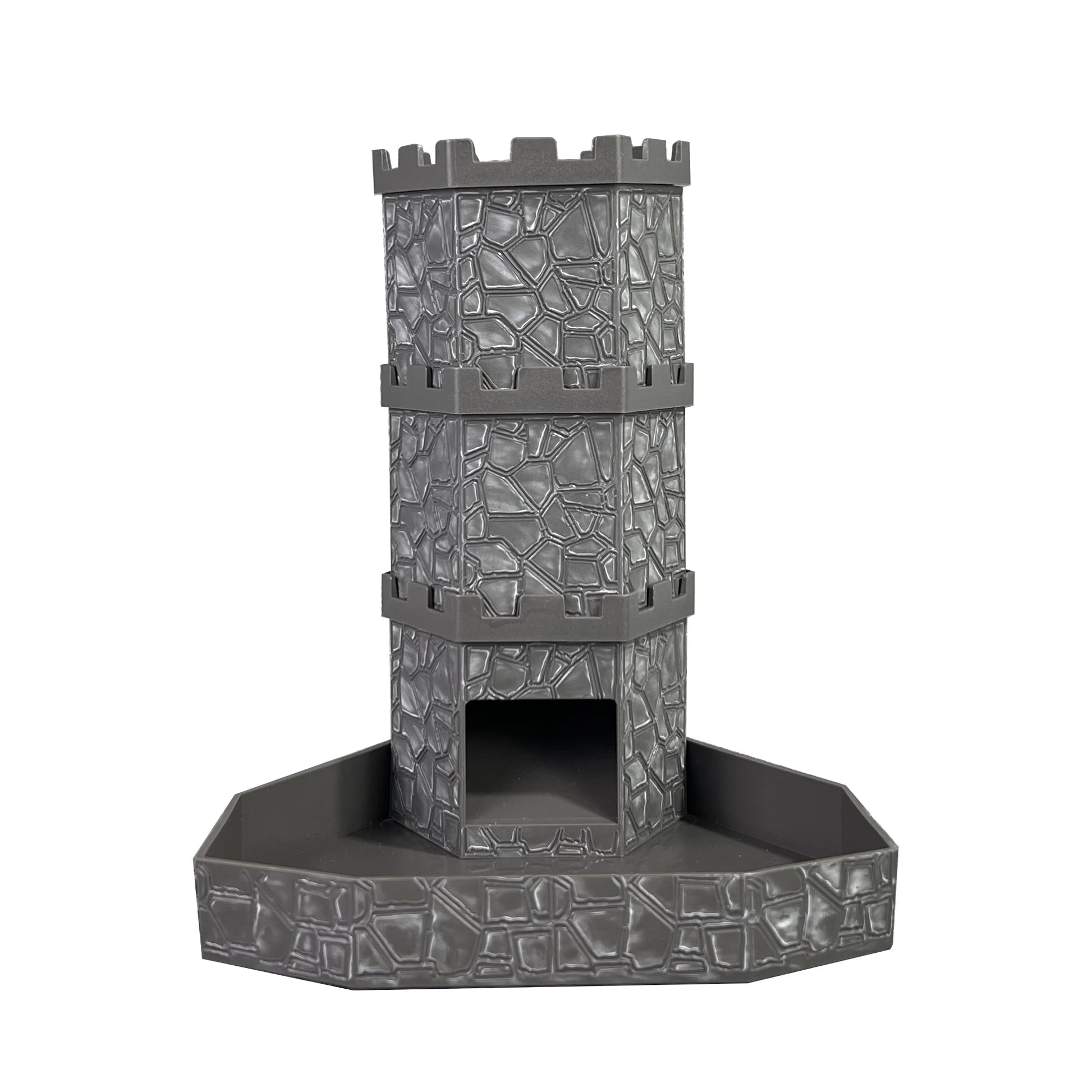 Bricks Castle Dice Tower Dice Rolling Tray Tower - Perfect for D&D Game RPG and Tabletop Gaming Best Gift