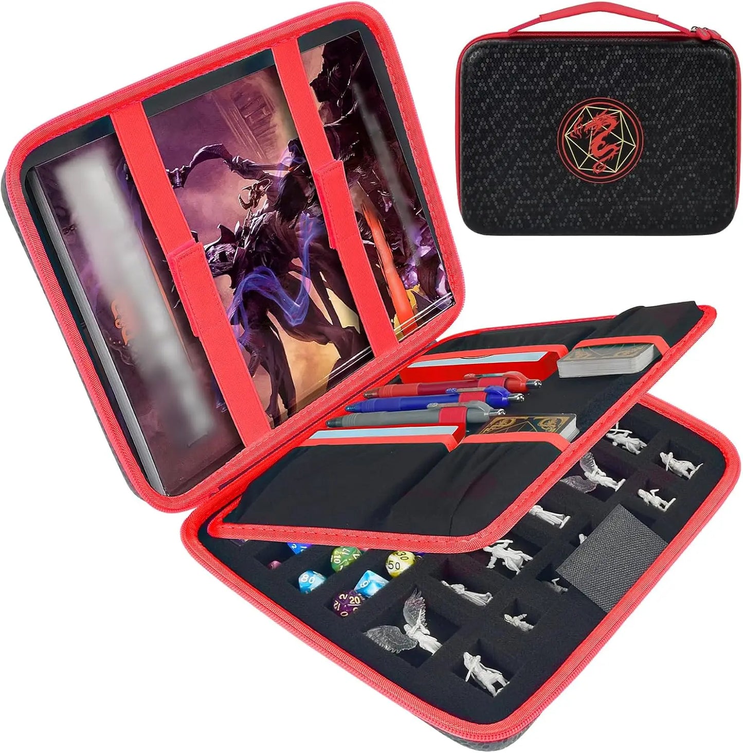 Premium Dice Tray Box for D&D - Stylish Storage & Rolling Solution for Your RPG Adventures!