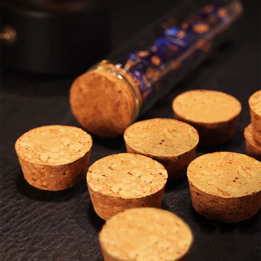 7-Piece Polyhedral Dice Set for D&D - Includes Fantasy Potion Flask - نرد دي اند دي على شكل أنابيب