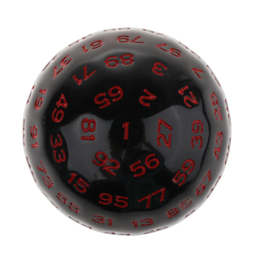 Ultimate 100-Sided Polyhedral Dice Set - Perfect for Board Games, RPGs, MTG, and Educational Projects (45mm)