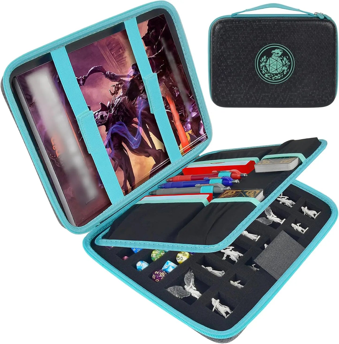 Premium Dice Tray Box for D&D - Stylish Storage & Rolling Solution for Your RPG Adventures!
