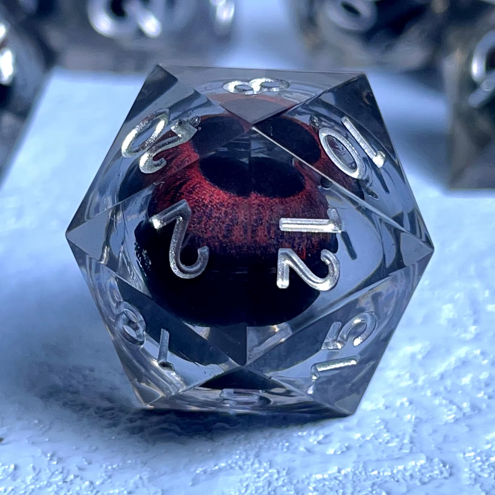 Liquid Flow Eye D&D Sharp Edge Dice Set - نرد دي اند دي