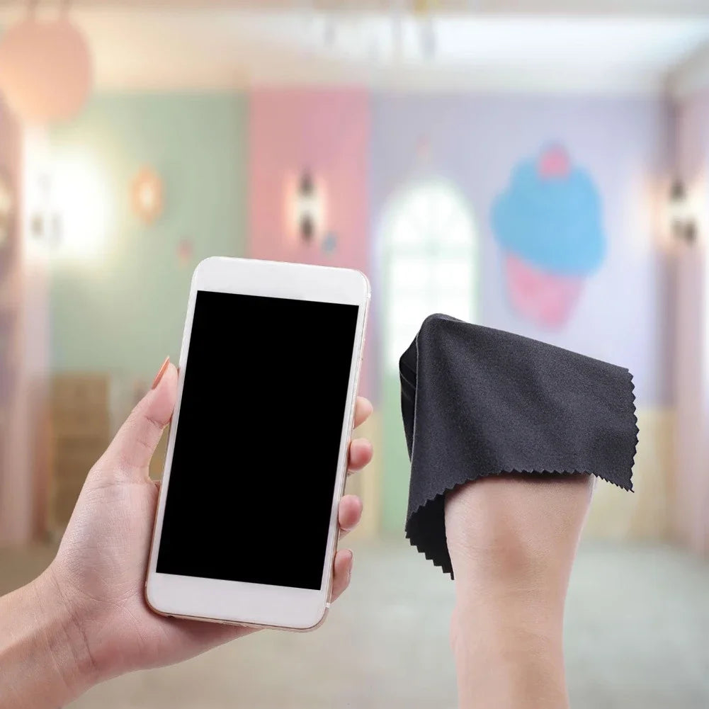 Premium Microfiber Cleaning Cloths for Phones, Glasses, Lenses, and Screens - Streak-Free Shine!