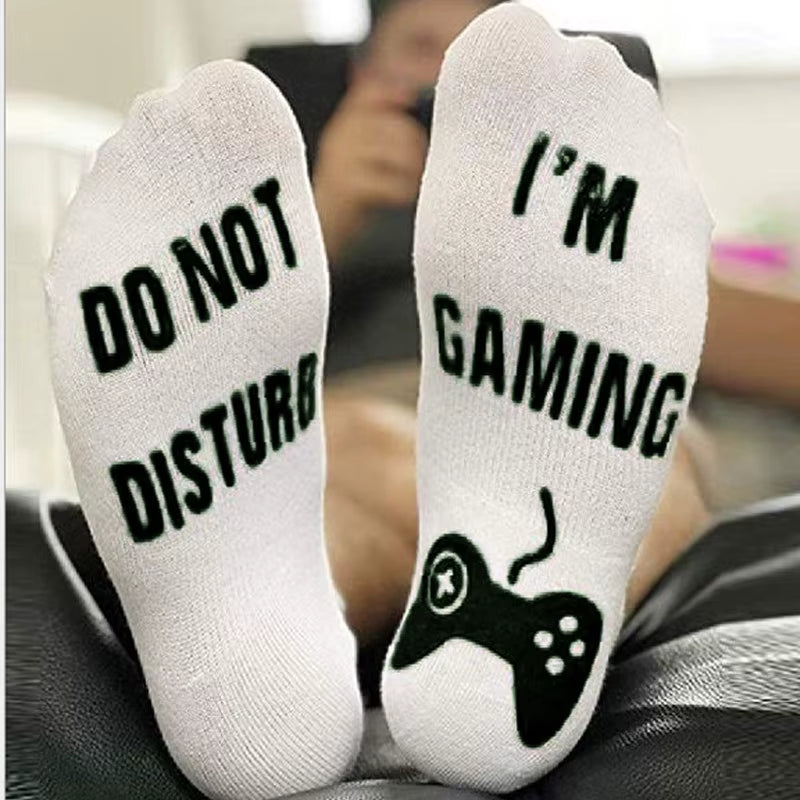 Unique Gaming Socks - Perfect Birthday & Anniversary Gift for Boyfriend - Cute Love Present for Valentine's Day