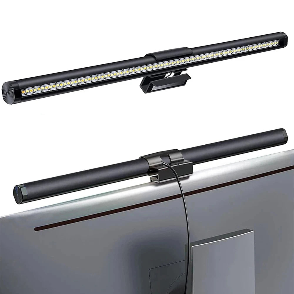 RGB LED Monitor Light Bar - Versatile Dimming Atmosphere Lamp for Work, Study, and Gaming - 44cm