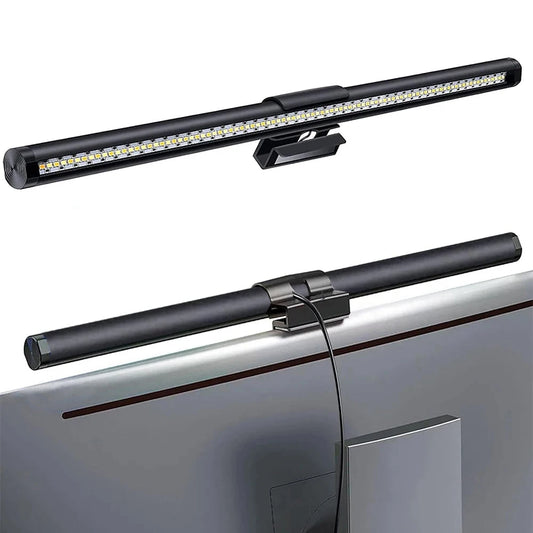 RGB LED Monitor Light Bar - Versatile Dimming Atmosphere Lamp for Work, Study, and Gaming - 44cm