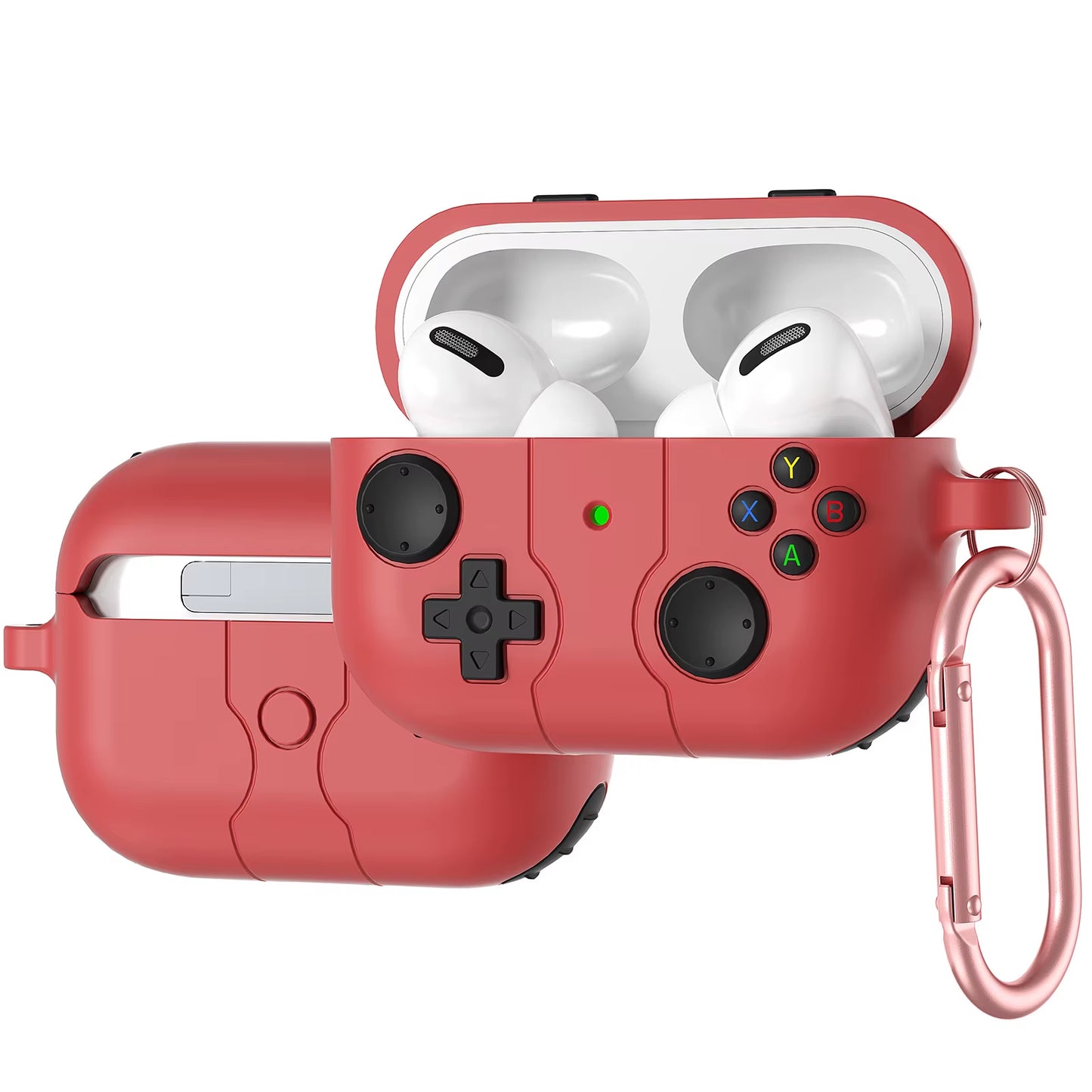 2024 Gameboy-Inspired Soft Protector Cases for AirPods Pro 2 - Fun 3D Gamepad Design for AirPods 1/2/3