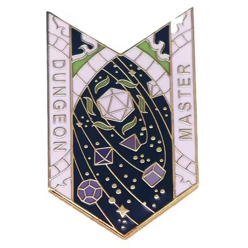 D&D Enamel Pins - Brooches for Backpack Accessories & Gifts - دبابيس دي اند دي