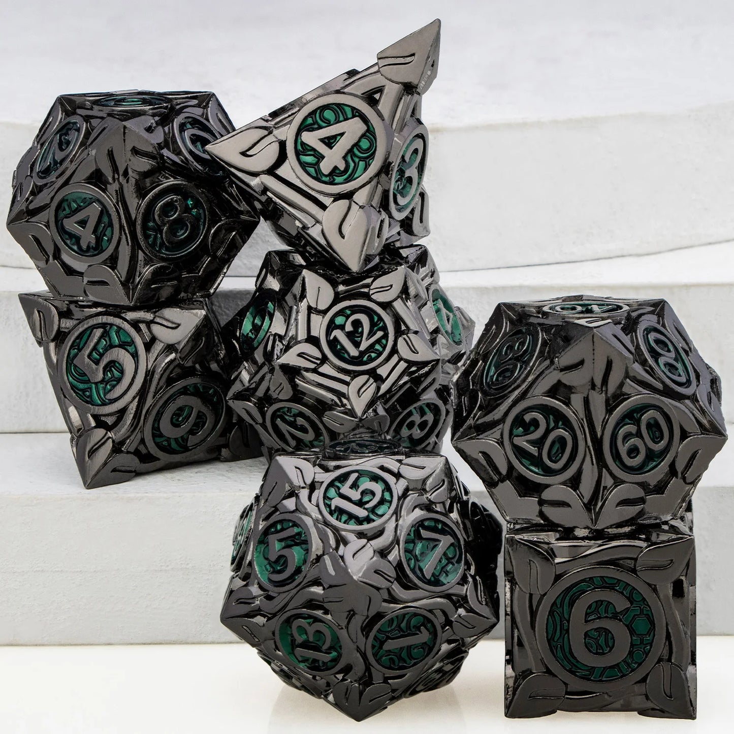 Tree Root Dnd Metal Dice Set Red D+D Polyhedral Dice for D Dnd D Dungeon and Dragon Pathfinder Role Playing Game Heavy D20 Dice