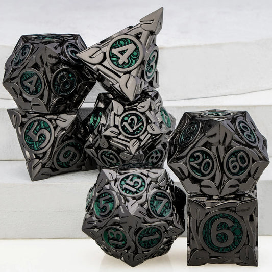 Tree Root Dnd Metal Dice Set Red D+D Polyhedral Dice for D Dnd D Dungeon and Dragon Pathfinder Role Playing Game Heavy D20 Dice