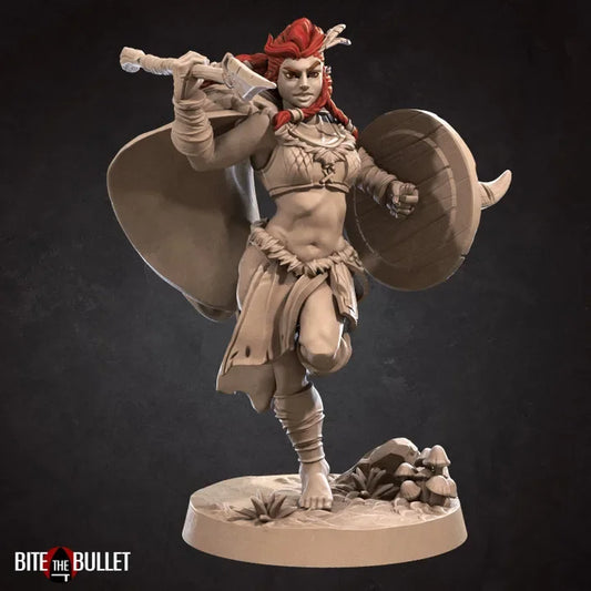 Miniature Resin Model Amazon Queen Knight, Dwarf, Orc Dnd Board Game War Chess Model Unpainted