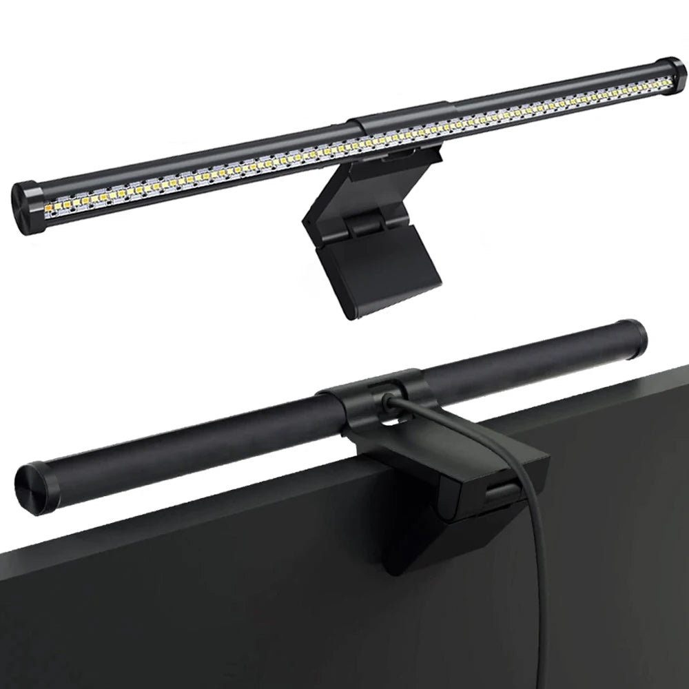 RGB LED Monitor Light Bar - Versatile Dimming Atmosphere Lamp for Work, Study, and Gaming - 44cm