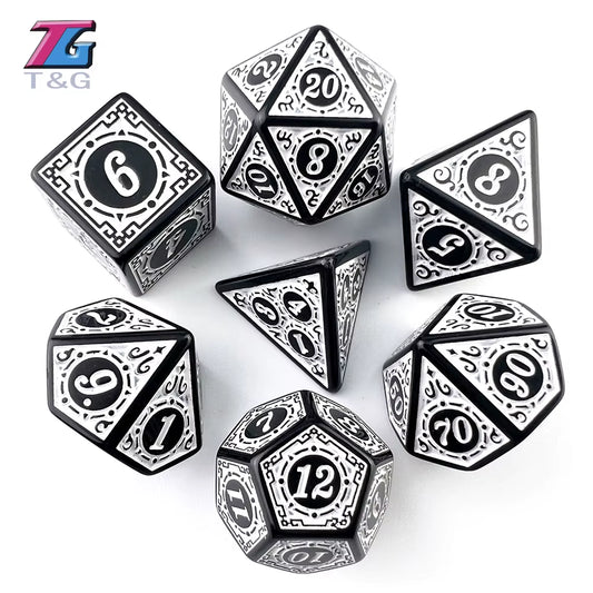 Premium Polyhedral D&D Dice Set - نرد دي اند دي