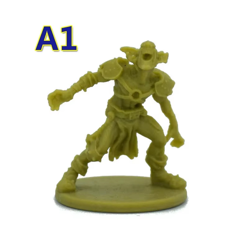 TRPG Board Game Zombicide Miniature Green Horde Heroes Survivors Warrior Knight Priest Dwarf Warlock Orc Fantasy Zombies Figures