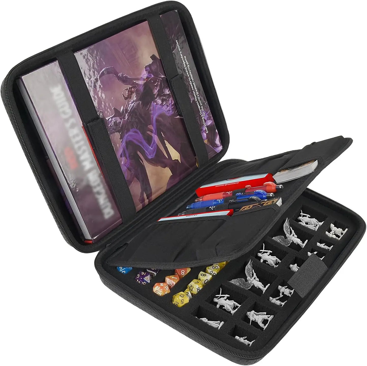 Premium Dice Tray Box for D&D - Stylish Storage & Rolling Solution for Your RPG Adventures!