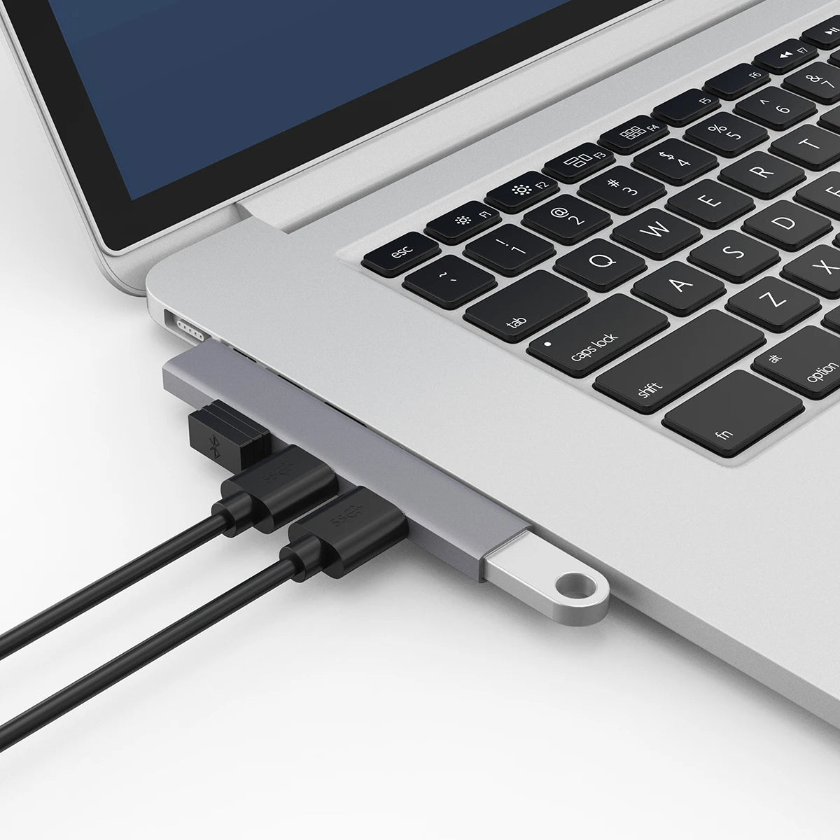 Ultimate 4-In-1 USB C Hub - 60W PD, Multi-Port Splitter for MacBook Pro, Lenovo, Xiaomi & More!